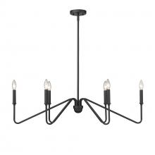  3690-LP NB - Kennedy Linear Pendant in Natural Black